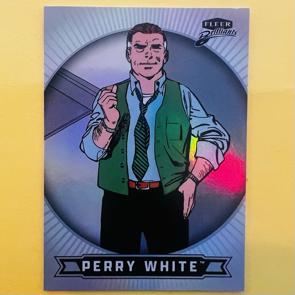 2025 Upper Deck Fleer Brilliants Superman Perry White #4 Base DC